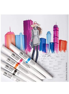 وينسور آند نيوتن وينسور أند نيوتن أقلام رسم مائي 6 ألوان  - Image 2