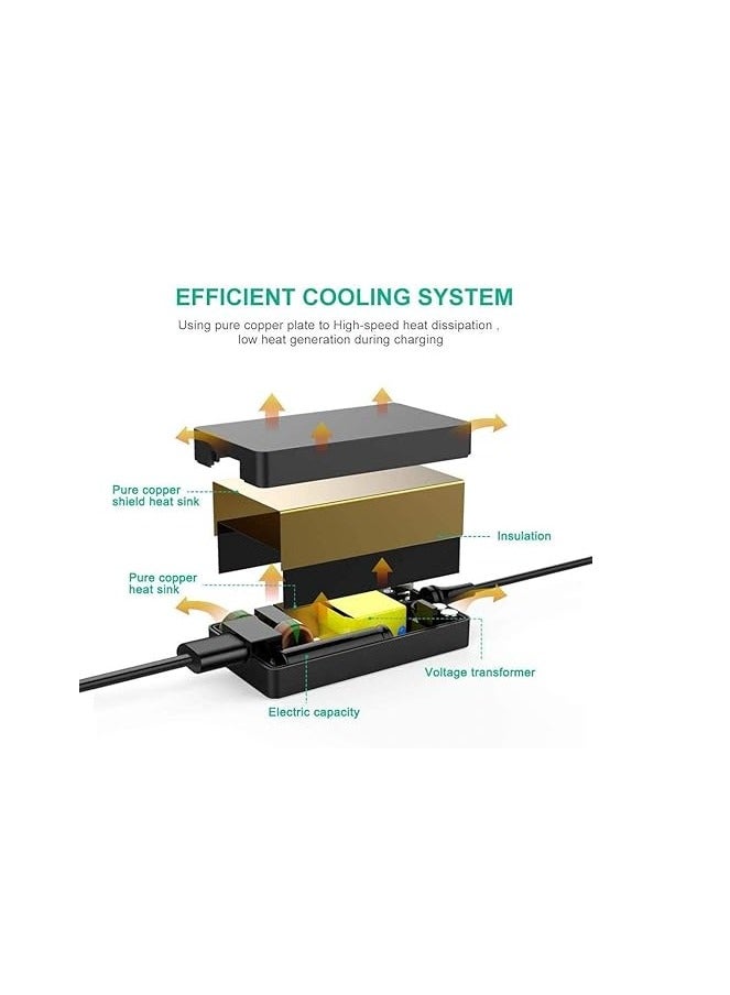 Terabyte شاحن لابتوب 45 واط 19 فولت 2.37 أمبير (3.0 مم * 1.1 مم دبوس) - Image 2