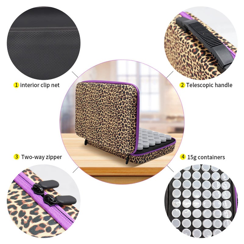 ZORETCO Diamond Painting Storage Containers,240 Slots Diamond Painting Accessories with Tools for Diamond Art Organizer Craft Jewelry Beads Storage Box - Image 5