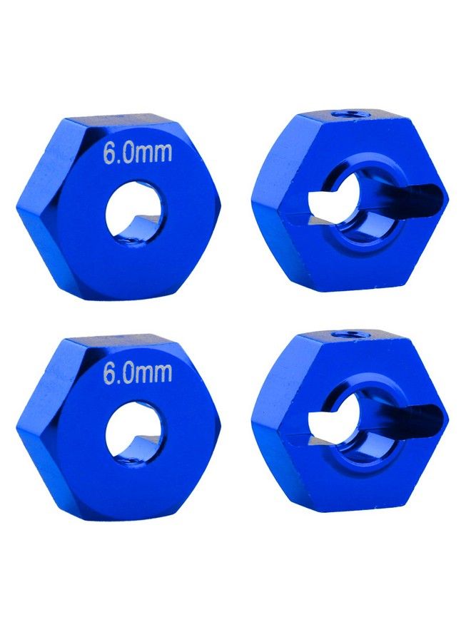 Hobbypark 14Mm Aluminum Wheel Hex Parts For Arrma 1/10 Granite 4X4 Big Rock Senton Replacement Of Ar310871 (Navy Blue) - Image 3