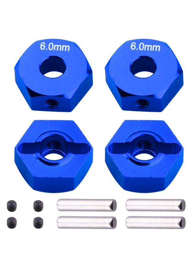Hobbypark 14Mm Aluminum Wheel Hex Parts For Arrma 1/10 Granite 4X4 Big Rock Senton Replacement Of Ar310871 (Navy Blue) - Image 2