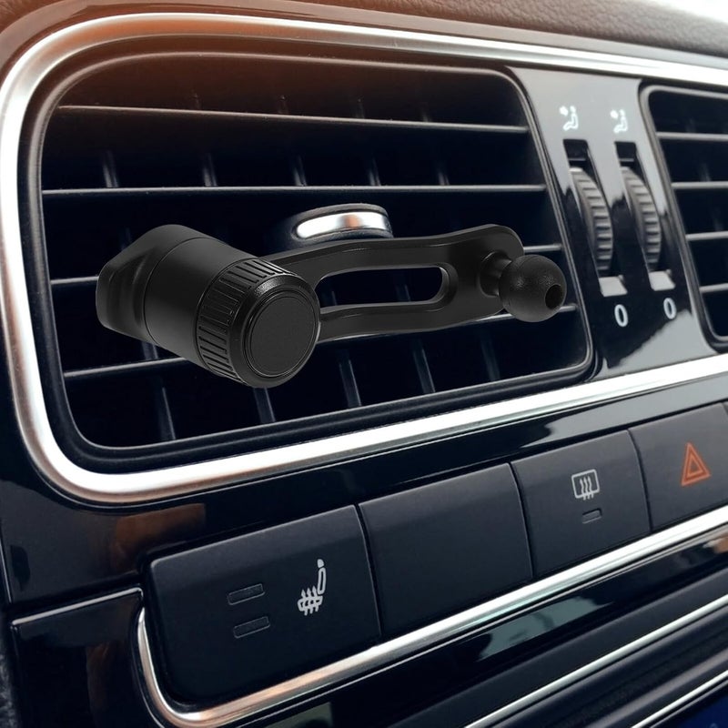 Car Phone Holder Mount Air Vent Clip 2pcs 17mm Ball Head Universal Cell Phone Mount Car Vent Clip Bracket for Smartphone - Image 4