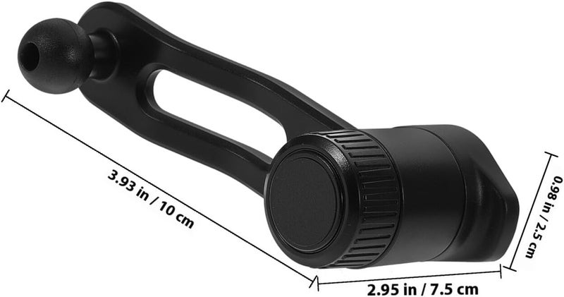 Car Phone Holder Mount Air Vent Clip 2pcs 17mm Ball Head Universal Cell Phone Mount Car Vent Clip Bracket for Smartphone - Image 2