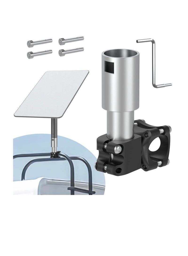 general Starlink RV Ladder Mount, Starlink Roof Rack Mount, 200lbs Load, 0.8-1.17inch Installation Range for Pole/Roof/SUV/Outdoor(All Aluminum Material) - Image 1