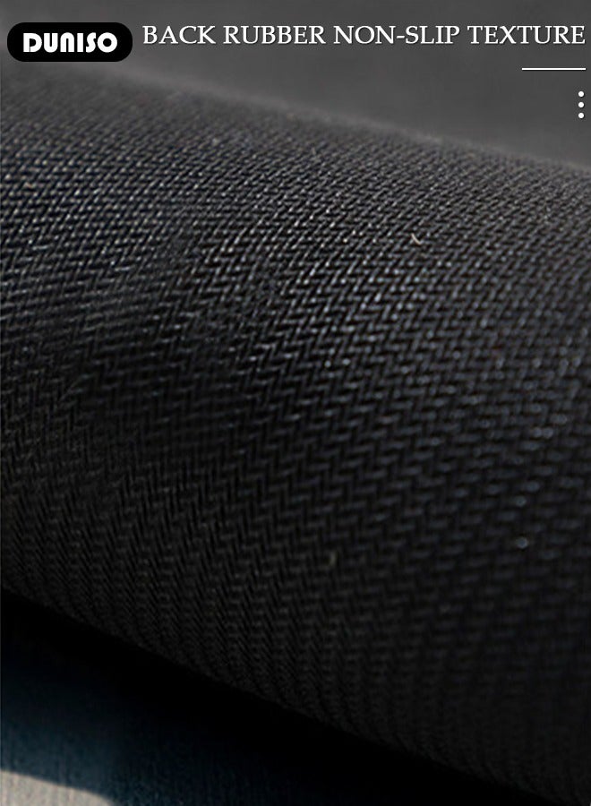 DUNISO Diatom Mud Bath Mat Set Bathroom Kitchen Rug Mat Extra Soft and Absorbent Bath Rugs Non-Slip Quick Drying Floor Bath Tub Mat for Bathroom Floor Tub and Shower 40*60cm/40*120cm - Image 5