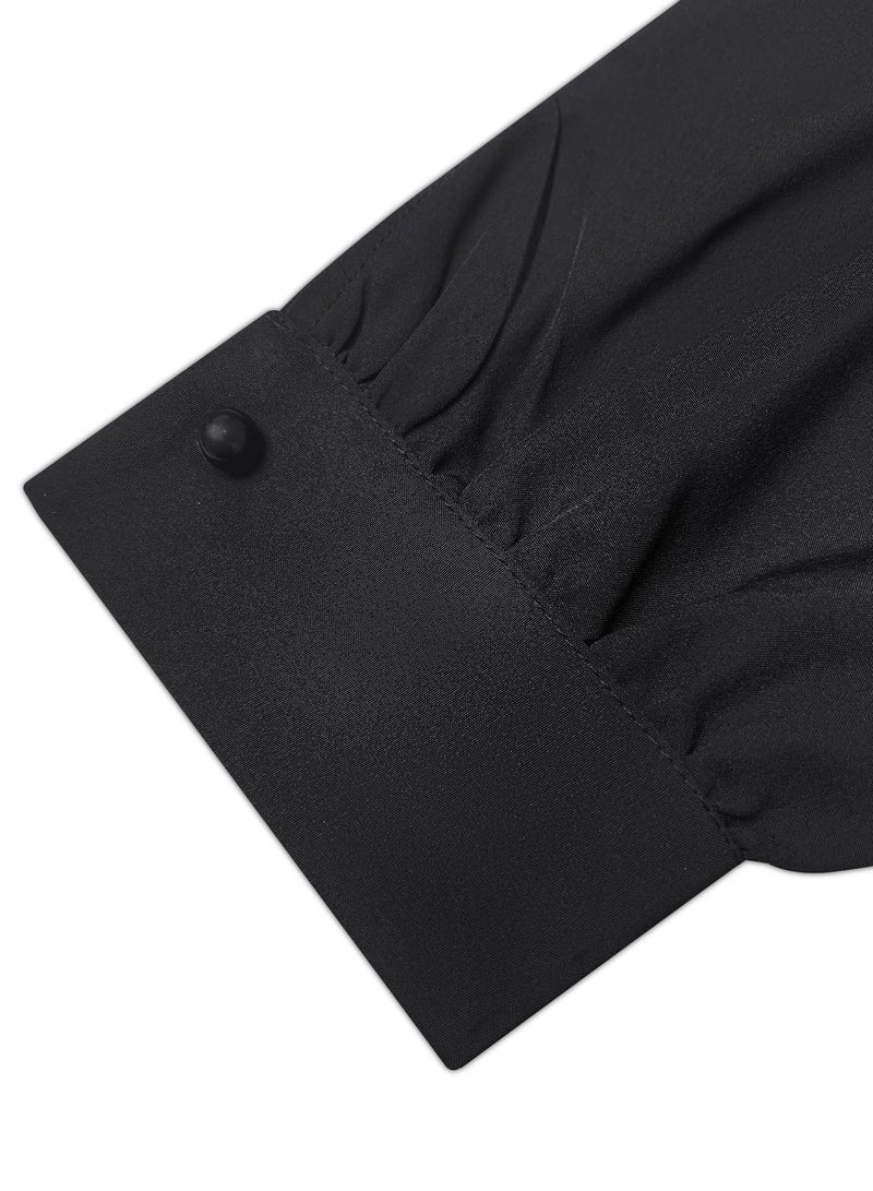 Solid Color Zipper Abaya Muslim Dresses for Women Girls Pockets Islamic Prayer Clothes - Image 4