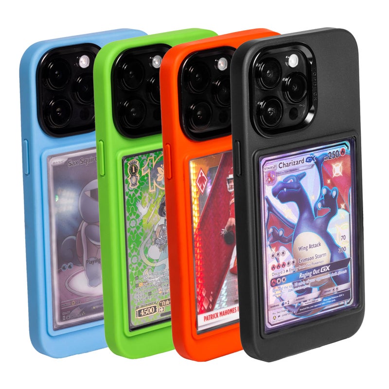 TopDeck Card/Photo Display Phone Case for iPhone 15 - Black | TCG/Photo Display Top Loaders & Sleeves | Compatible Pokemon Cards, Sports, One Piece, Magic & More - Image 4