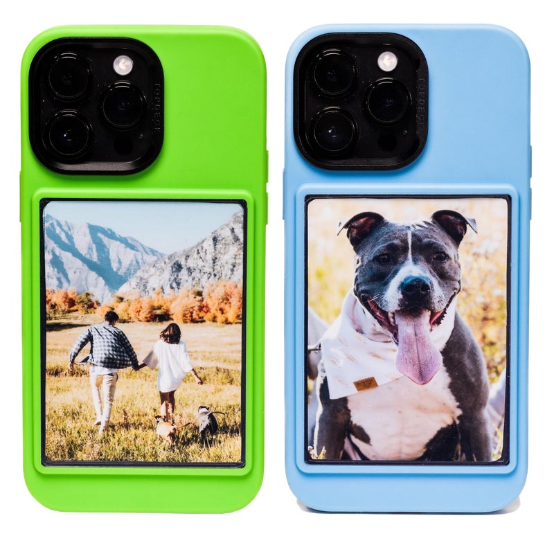 TopDeck Card/Photo Display Phone Case for iPhone 15 - Black | TCG/Photo Display Top Loaders & Sleeves | Compatible Pokemon Cards, Sports, One Piece, Magic & More - Image 3