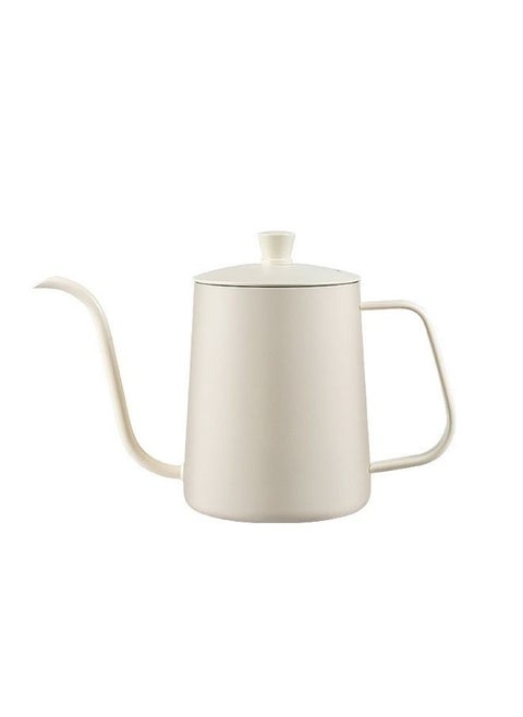 Coffee Pot with Tick marks Cover Stainless Steel Long Narrow Spout for Hand Drip Kettle Pour Over Tea Pot 600mL