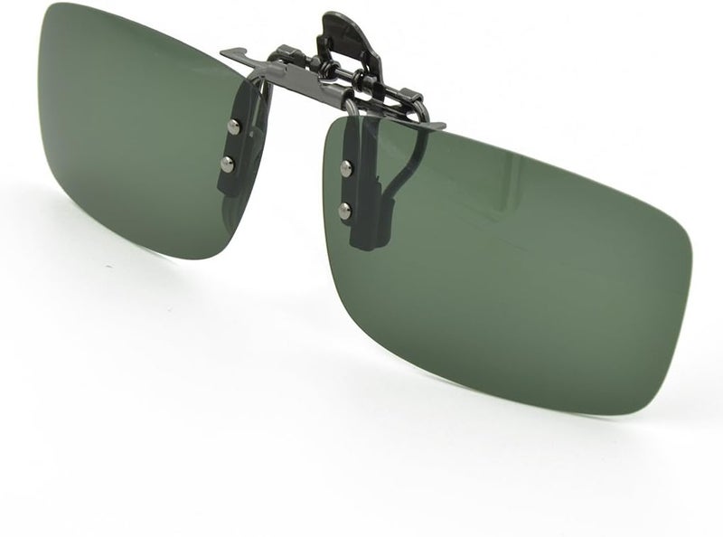 Besgoods Cycling Sport Polarized Clip-on Flip up Metal Clip Sunglasses Lenses Glasses Unbreakable Driving Fishing Outdoor - Image 1