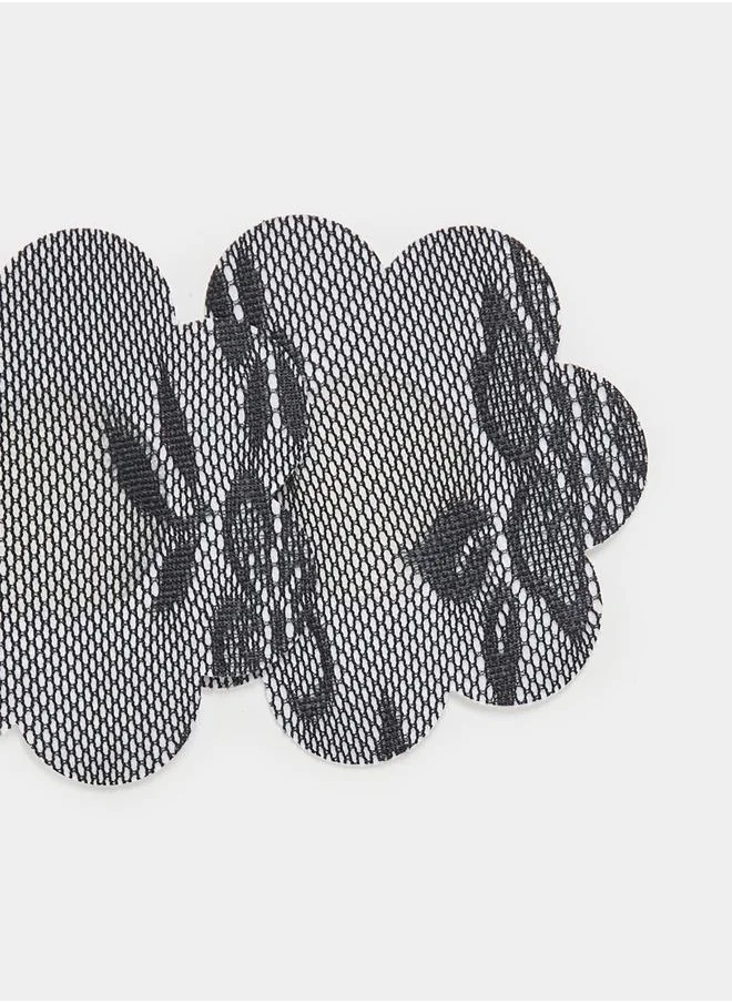 Styli Pack of 5 - Lace Flower Shape Nipple Covers