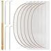 APLZGMG 11Pcs Wig Making Kit Including 4Pcs 13 4in Wig Lace and Wigs Installation Kit 4 Ventilating Needles and 1 Brass Ventilating Holder Comprehensive Wigs Making Supplies for Beginners Professionals - Image 2