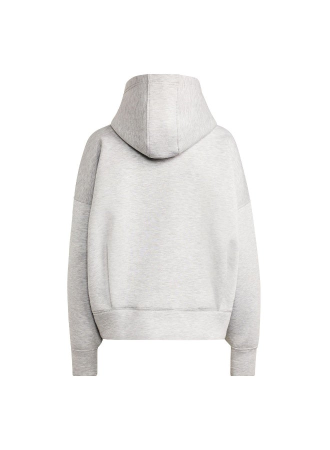 Adidas Adidas Asmc Scuba Hd Grey Hooded Sweat Sweatshirts For Women - Image 2