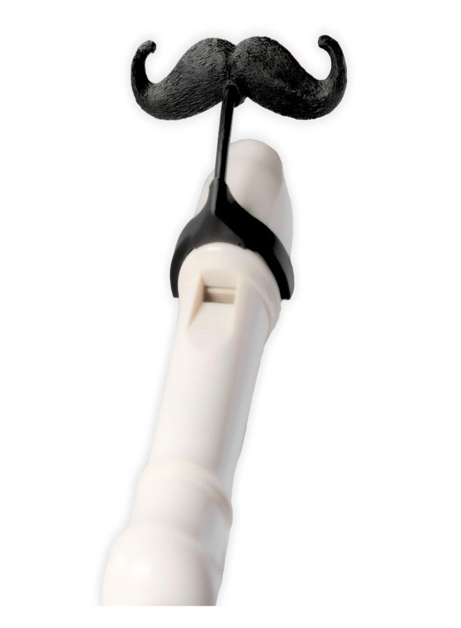 Brasstache Recorder-stache by Brasstache - Clip on Mustache for Recorder Instrument, Original Size for Kids - Image 1