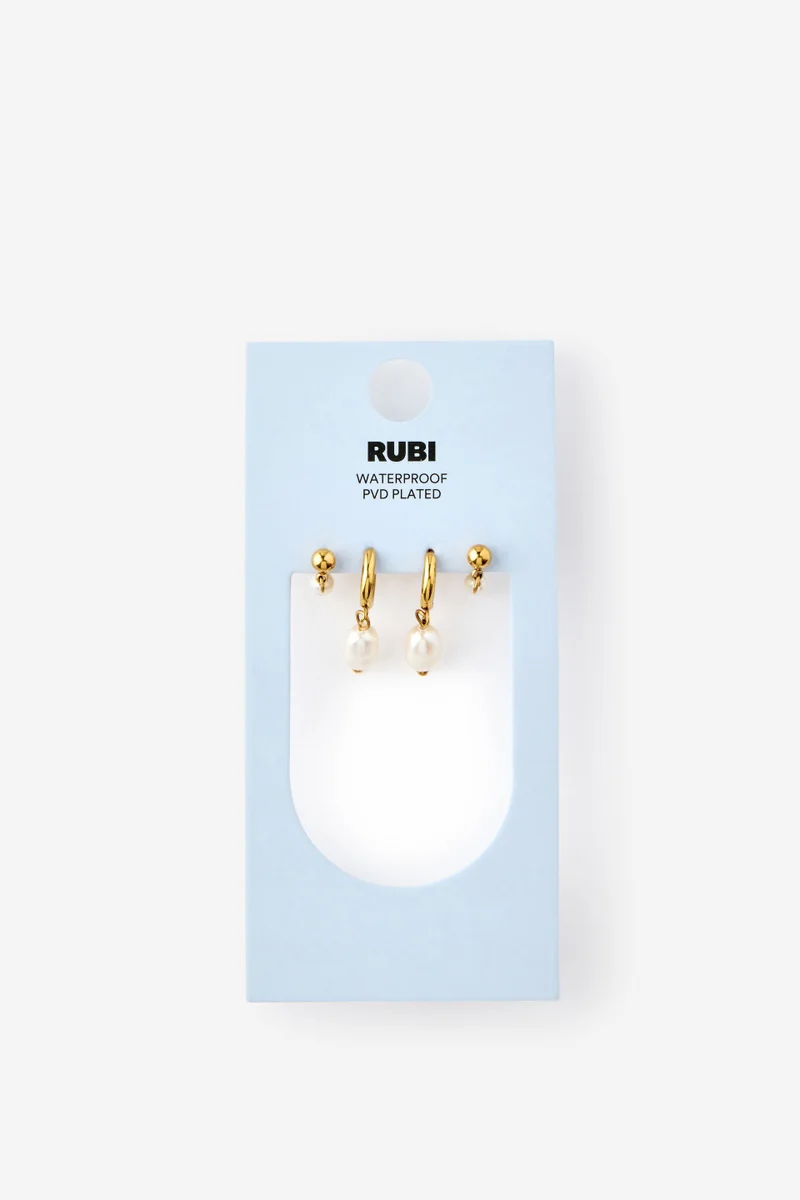 Rubi  Waterproof 2Pk Small Earring for Women | Best Price UAE