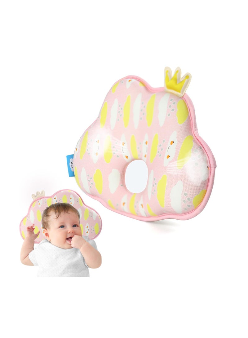 Soft and Cozy Baby Pillow for Flat Head Prevention and Head Shaping, Ideal Infant Head Support - Image 1
