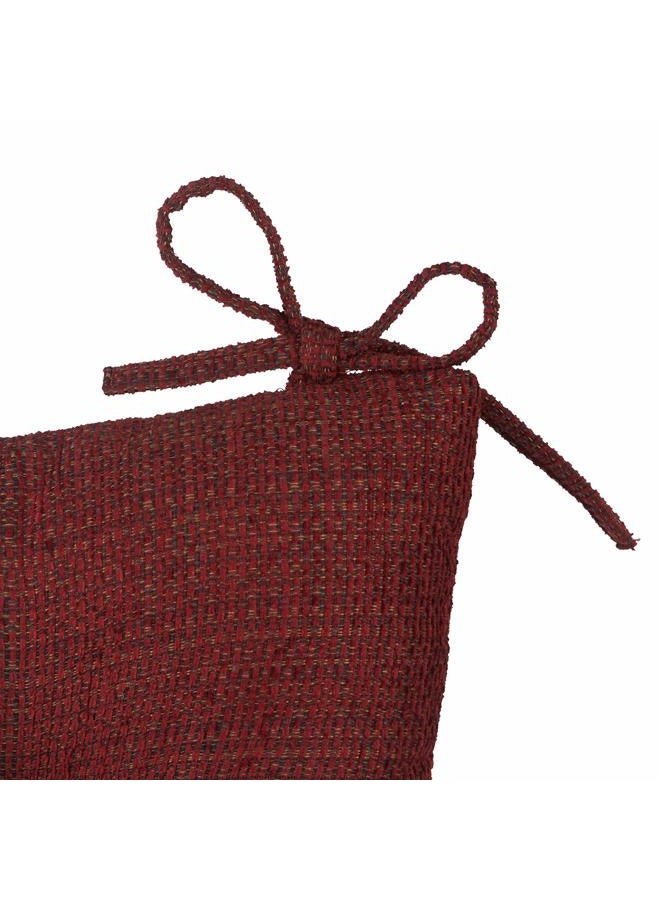 Klear Vu Tyson XL Gripper Non-Slip Extra Large Overstuffed Rocking Chair Pad Set, 17" x 17", Red - Image 4