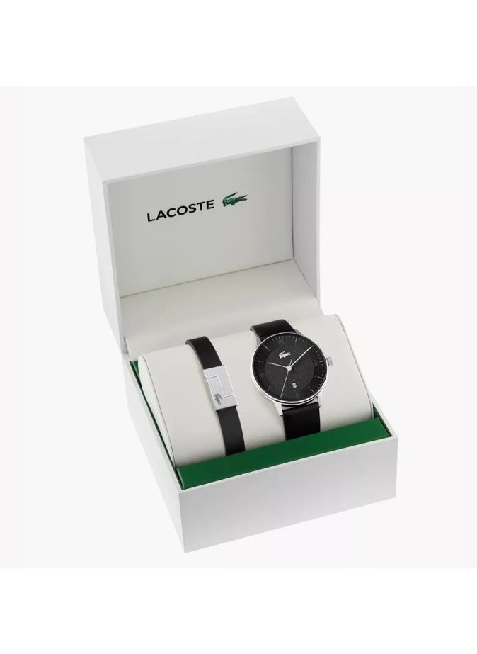 LACOSTE ساعة جلدية تناظرية 2070019  - Image 2