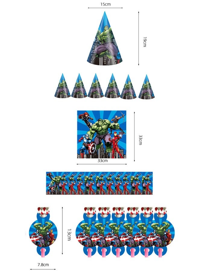 40-piece Avengers themed birthday party disposable supplies set  - Image 3