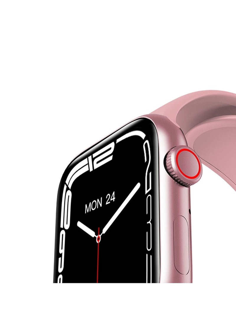 GULFLINK - HW37 Full screen Smart Watch 3D 1.77inch Large Curved Screen Silicone Band Android and IOS System Support New UI menu Bluetooth call - Image 1