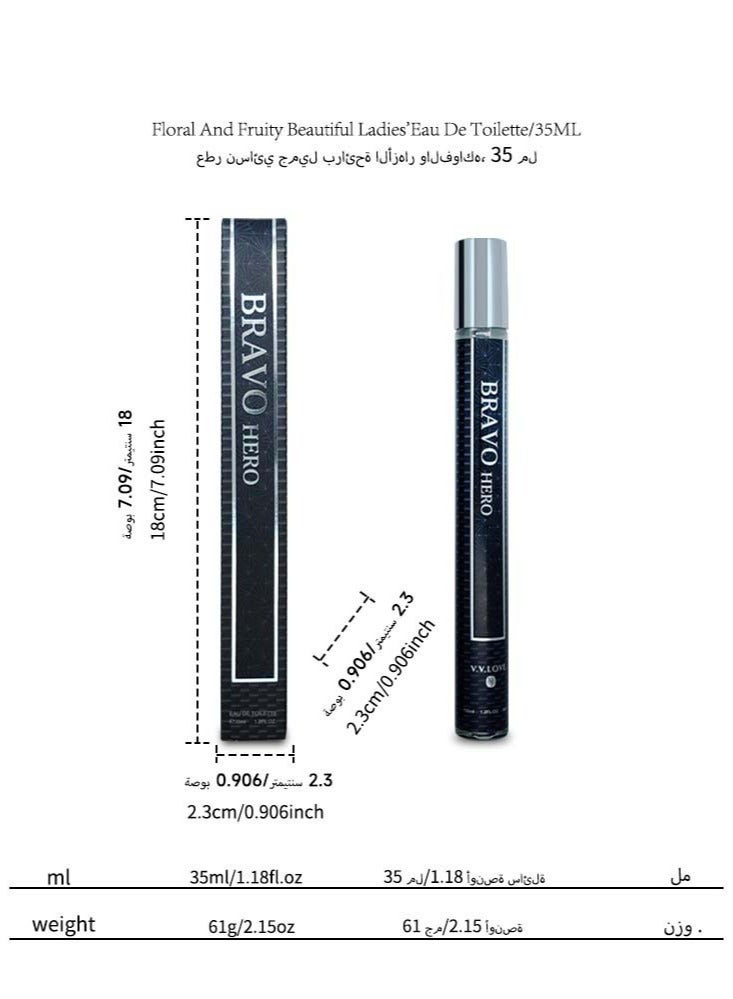 V.V. LOVE BRAVO HERO/Fougere Perfume/35ML - Image 3