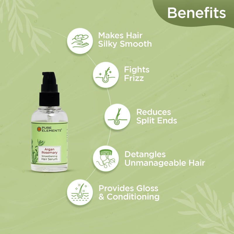 Pure Elements سيروم الشعر الناعم من PURE ELEMENTS بزيت الأركان وإكليل الجبل - Image 3