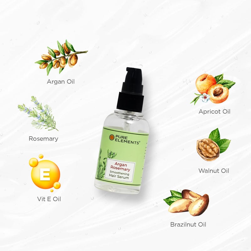 Pure Elements سيروم الشعر الناعم من PURE ELEMENTS بزيت الأركان وإكليل الجبل - Image 2