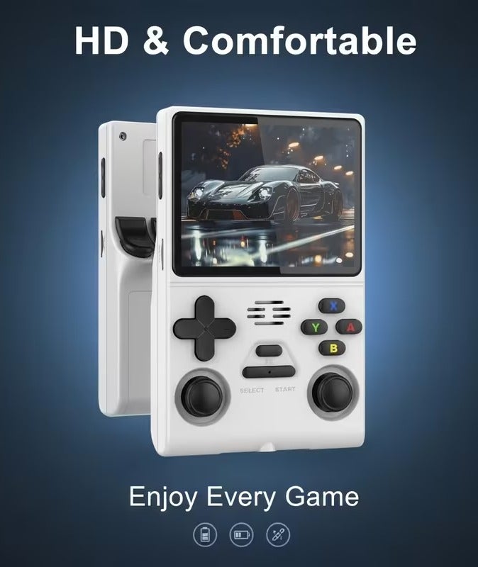 DIGI CORE M37 PRO Handheld Gaming Console with 64GB TF Card, Retro Portable Linux Game Console, 3.5 Inch IPS HD Screen, Dual Analog Sticks, 15000+ Classic Games Portable Game Console for Kids & Adults Black - Image 3
