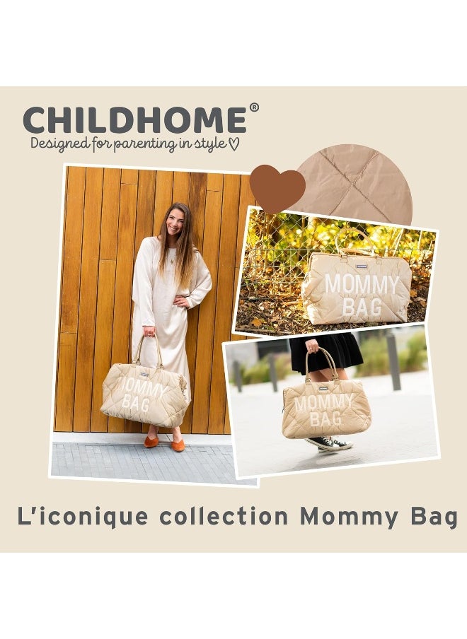 CHILDHOME Mommy Bag, Functional Large Baby Diaper Bag, Travel Hospital Bag For Baby Care  - Image 3