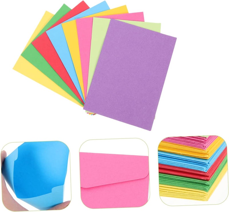 Operitacx 80pcs Small Cards Envelopes Multipurpose Storage Envelopes Stamps Storage for Home - Image 5