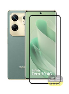Infinix Zero 30 4G Screen Protector – Edge to Edge Tempered Glass Screen Protector, High Transparency, Delicate Touch, Anti-Explosion, Smooth Arc Edges, Easy Installation