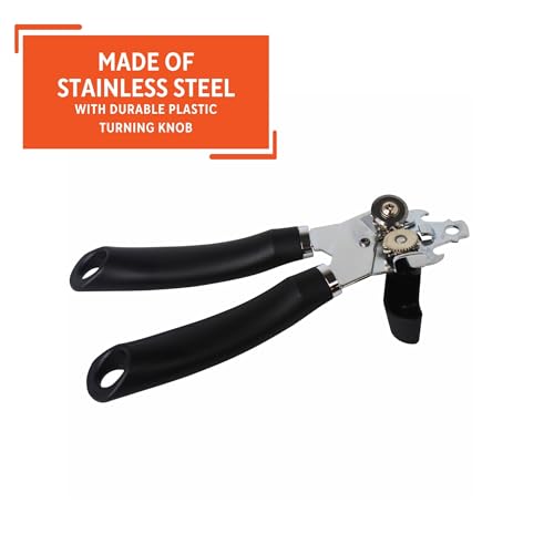Imusa USA Easy to Use Manual Chef Can Opener, Black - Image 3