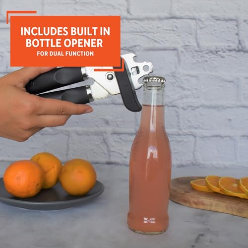 Imusa USA Easy to Use Manual Chef Can Opener, Black - Image 4