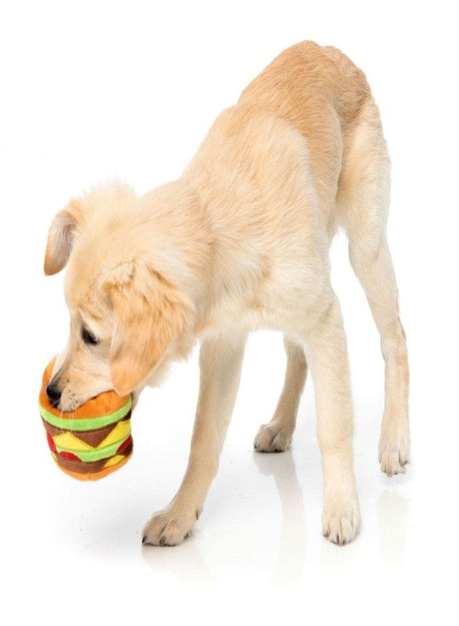 Fuzzyard Foodie Dog Toys for Playtime, Squeaky Plush for All Breed Sizes (Cheeseburger) - Image 3