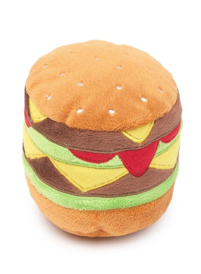 Fuzzyard Foodie Dog Toys for Playtime, Squeaky Plush for All Breed Sizes (Cheeseburger) - Image 1