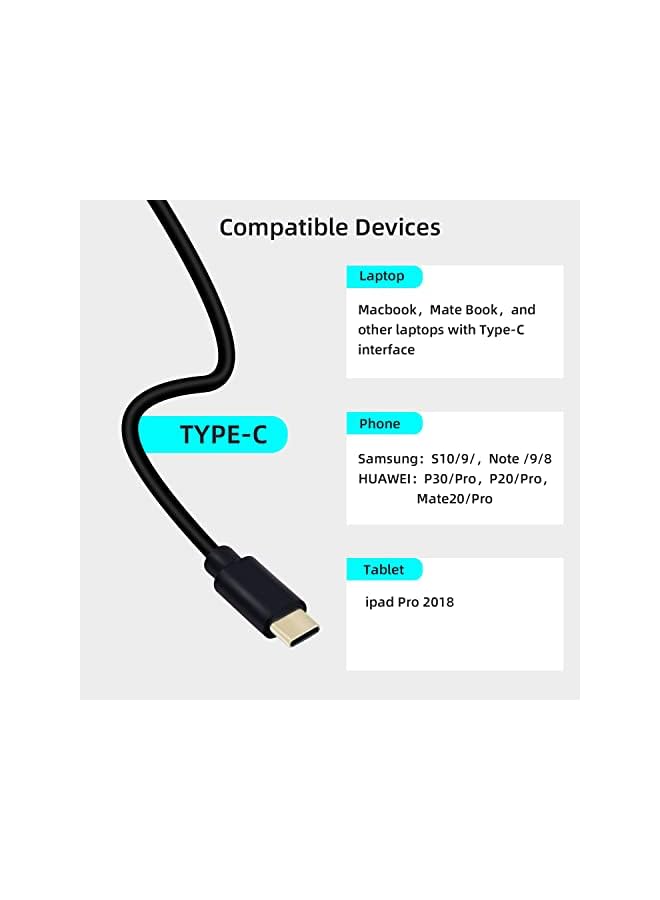 Mcbazel Usb C To Hdmi Cable 4K 6Ft Usb Type C To Hdmi Cable High Eed Cord Compatible With Macbook Pro Air Surface Book 3 2 Galaxy S20 And More - Image 2