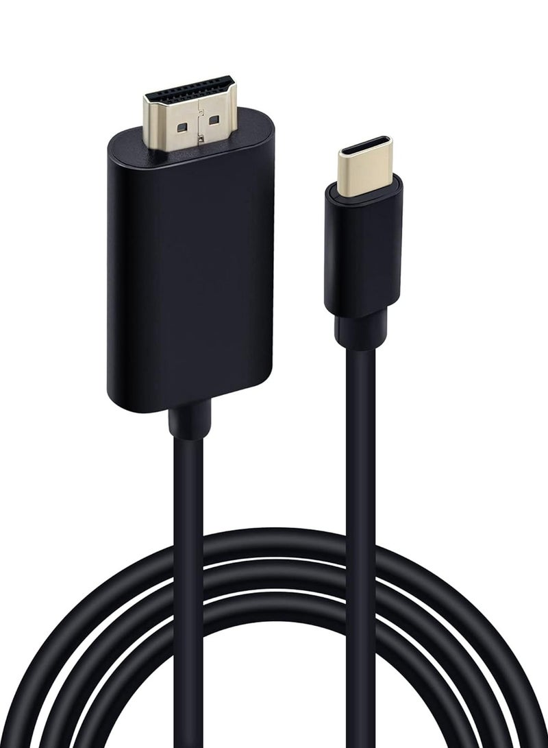 Mcbazel Usb C To Hdmi Cable 4K 6Ft Usb Type C To Hdmi Cable High Eed Cord Compatible With Macbook Pro Air Surface Book 3 2 Galaxy S20 And More - Image 1