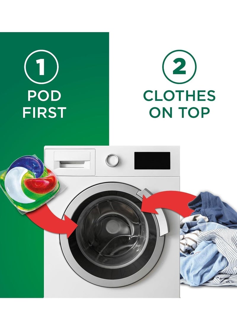 Ariel The Big One Laundry Liquid Pods Original, 2X Stain And Odour Removal, Pre-Treat Built-In, Forget Re-Wash - 40 Count - Image 3