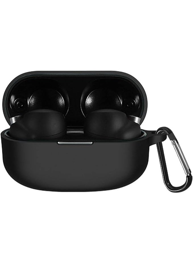 جراب WF-1000XM4، متوافق مع جراب سوني WF-1000XM4 المصنوع من السيليكون السائل، غطاء واقٍ لسماعات سوني WF-1000XM4، مقاوم للصدمات، مقاوم للماء، مقاوم للغبار، خفيف الوزن، صغير الحجم، مضاد للضياع - Image 1