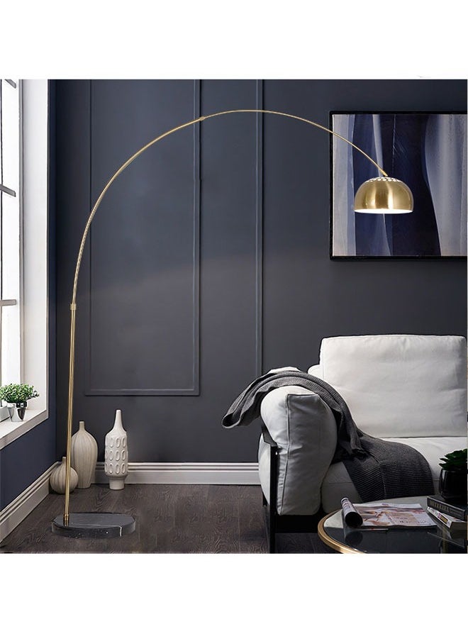 keke - Nordic Simple Stainless Steel Floor Lamp for Living Room and Office with 12W Remote Control and Bulb - Image 1
