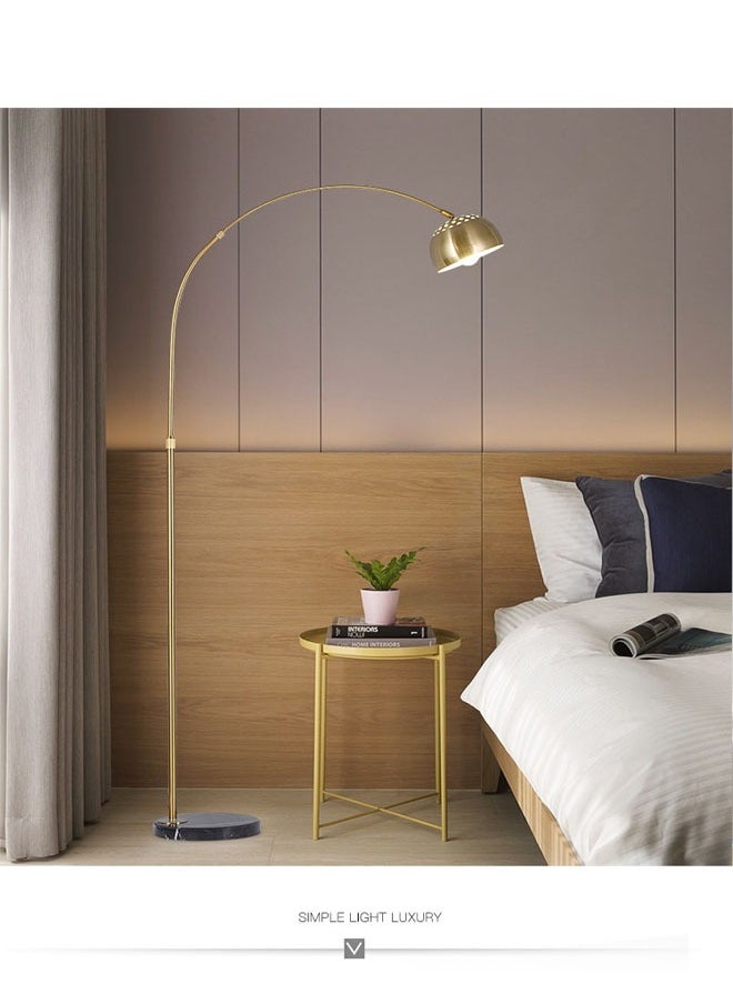 keke - Nordic Simple Stainless Steel Floor Lamp for Living Room and Office with 12W Remote Control and Bulb - Image 1