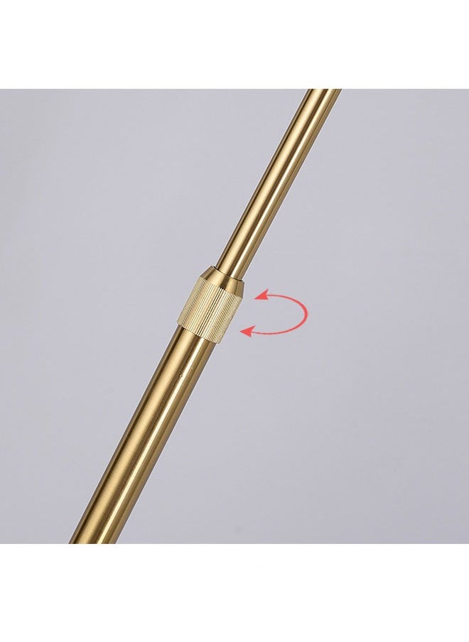 keke - Nordic Simple Stainless Steel Floor Lamp for Living Room and Office with 12W Remote Control and Bulb - Image 1