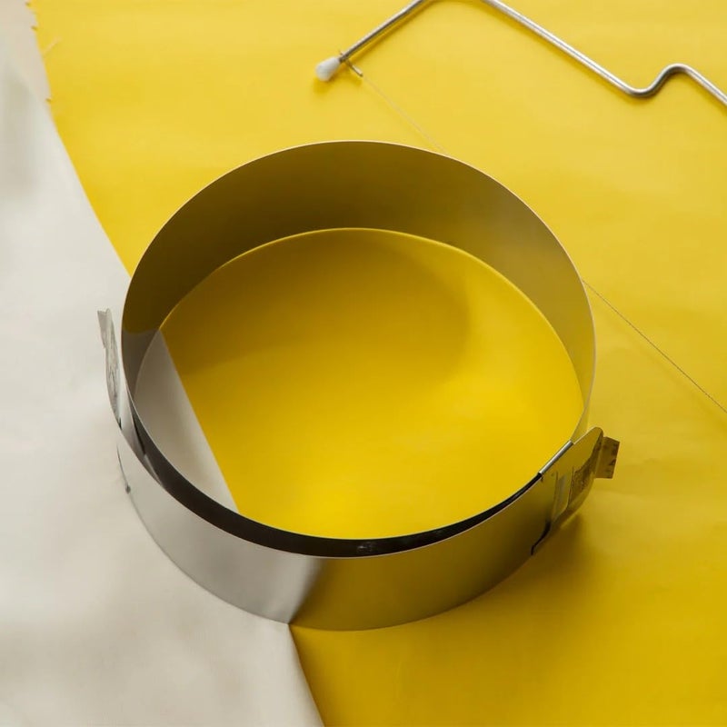 rena germany rena germany Stainless Steel Adjustable Cake Ring with Clip Minimum 150 mmMaximum 300 mm Diameter  - Image 2