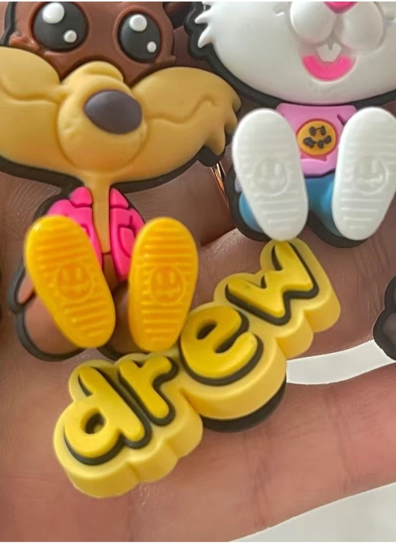 Excefore Shoe Decoration Charms 3D Shoe Charm for Crocs Hole Shoe, Buckle Party Favors ​Mini Charm Bracelet Wristband Decoration for Men Women Kid  - Image 3