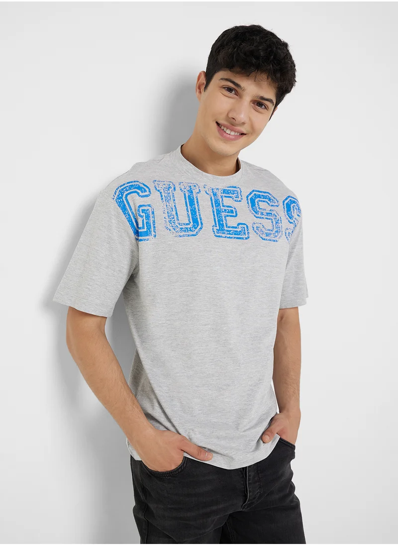 GUESS Bugler Crew Neck T-Shirt