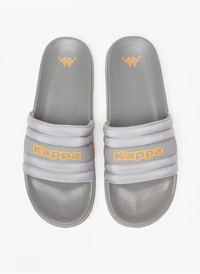 Kappa Men's Logo Detail Slip-On Slide Slippers