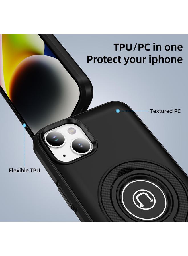 اس-توب جراب لهاتف iPhone 14 Plus مع حامل حلقي مغناطيسي - Image 2
