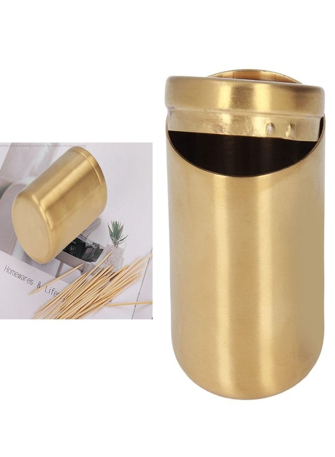 Milltrip Stainless Steel Toothpick Holder Dispenser, 2.2 x 3.1in Toothpick Holder High Grade Commercial Durability Fall Stainless Steel Toothpick Case for Families Houses - Image 2