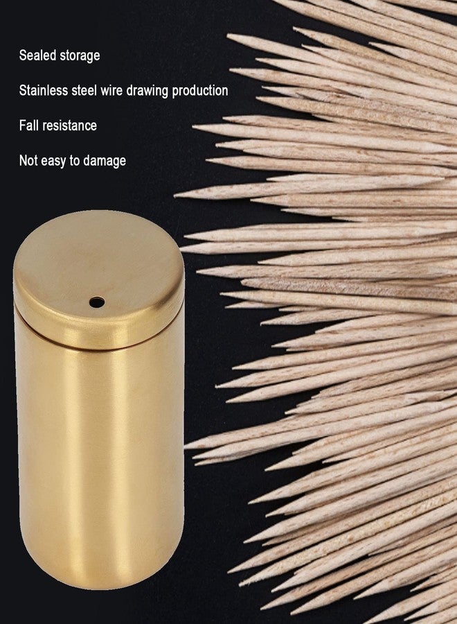 Milltrip Stainless Steel Toothpick Holder Dispenser, 2.2 x 3.1in Toothpick Holder High Grade Commercial Durability Fall Stainless Steel Toothpick Case for Families Houses - Image 5