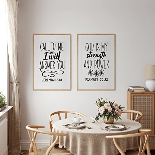 Sabary 12 Pcs Bible Verse Wall Decals Stickers Religious Scripture Wall Art Decor Inspirational Quotes Christian Peel and Stick Motivational Decor for Bedroom Living Room(Vintage Style) - Image 5